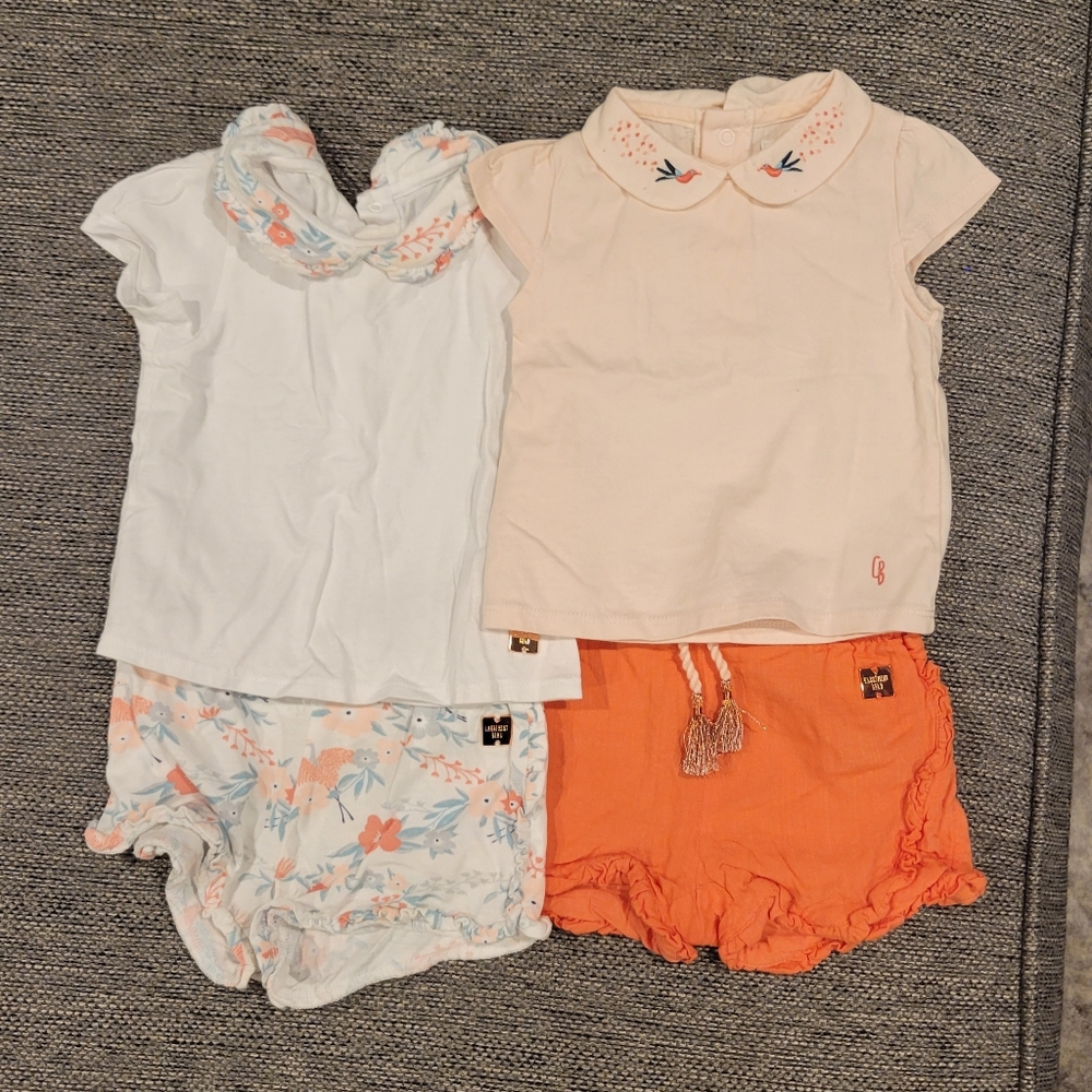 Carrement Beau shirt and short sets